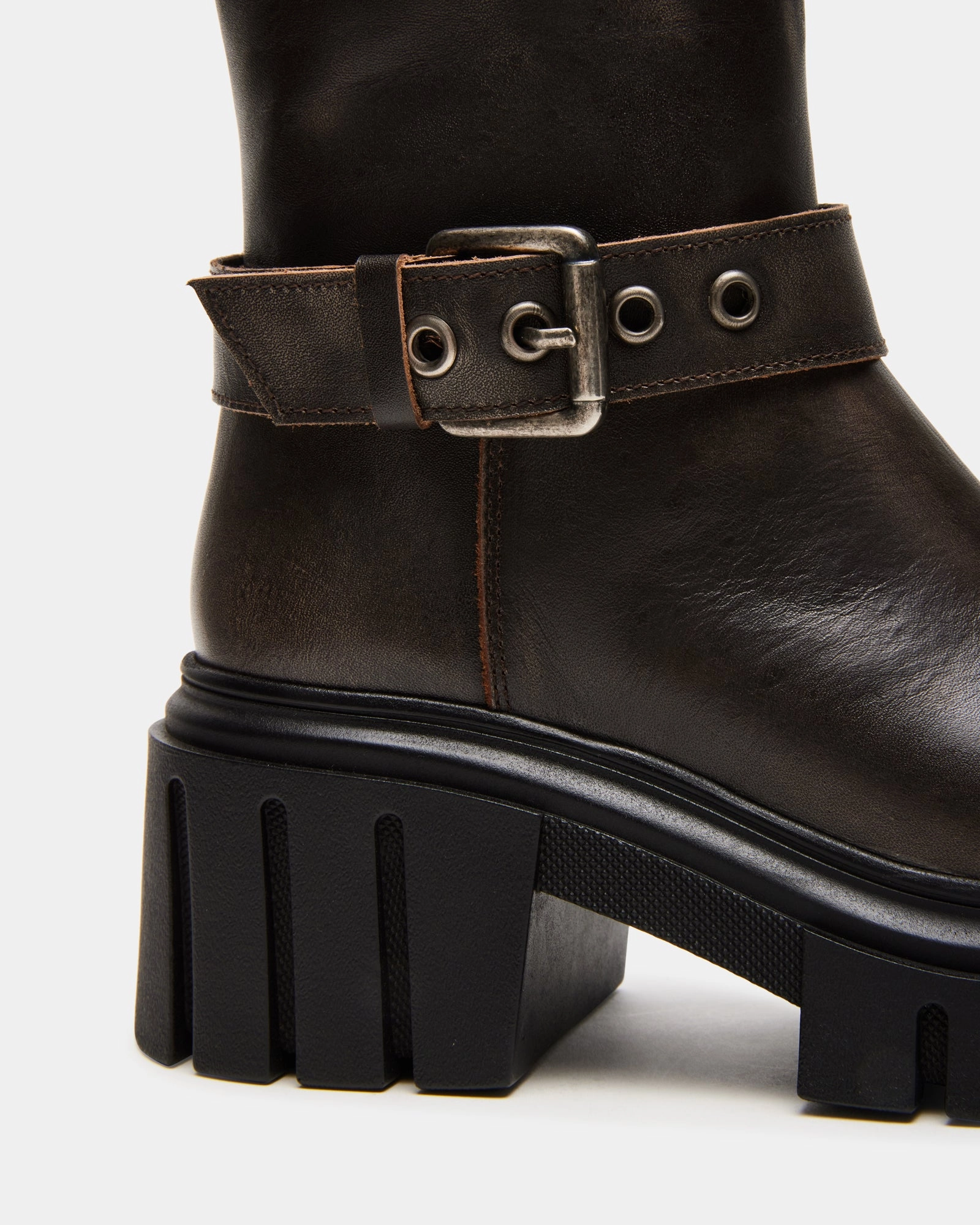 Composite Toe Cowgirl Boots BRIGADE BROWN DISTRESSED