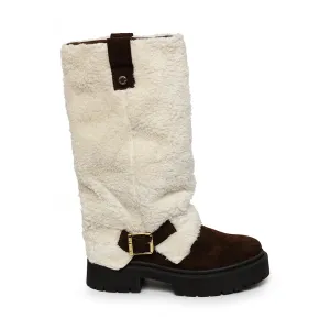 Chocolate Boots Godiva Boot BEIGE/DARK BROWN