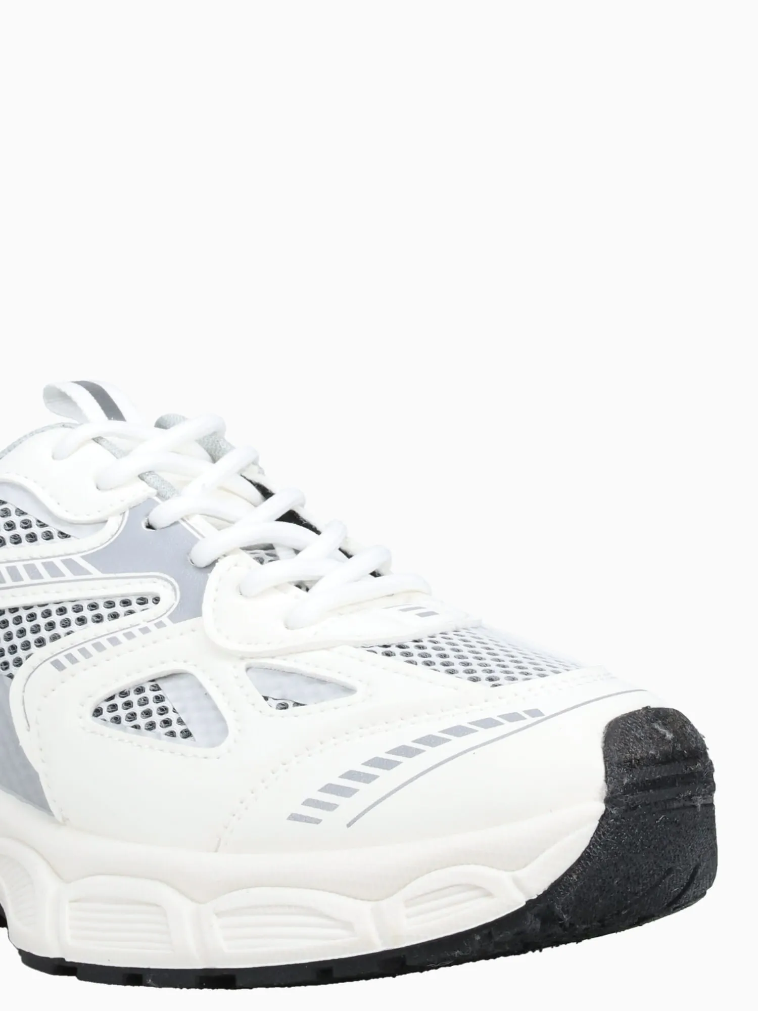 Tari White Metallic Casual Night Out Shoes