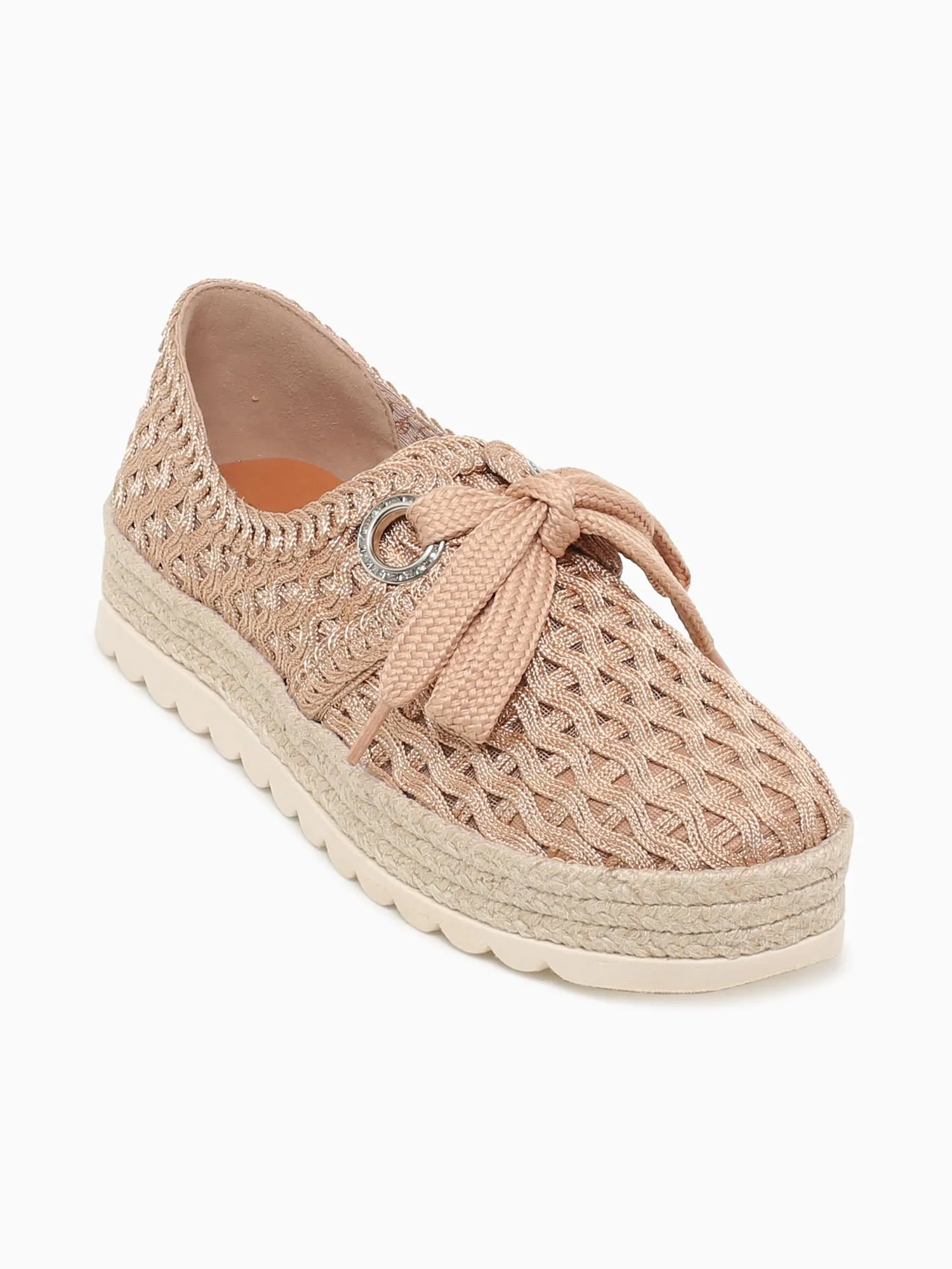 Cole Haan Air Casual Shoes Mairin Gold Weave