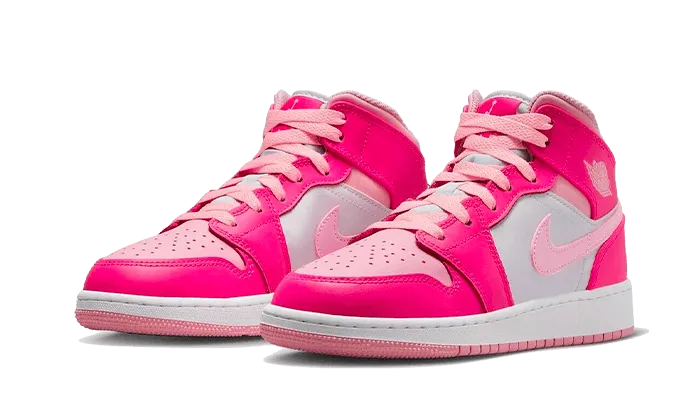Sports Sneakers Air Jordan 1 Mid Fierce Pink