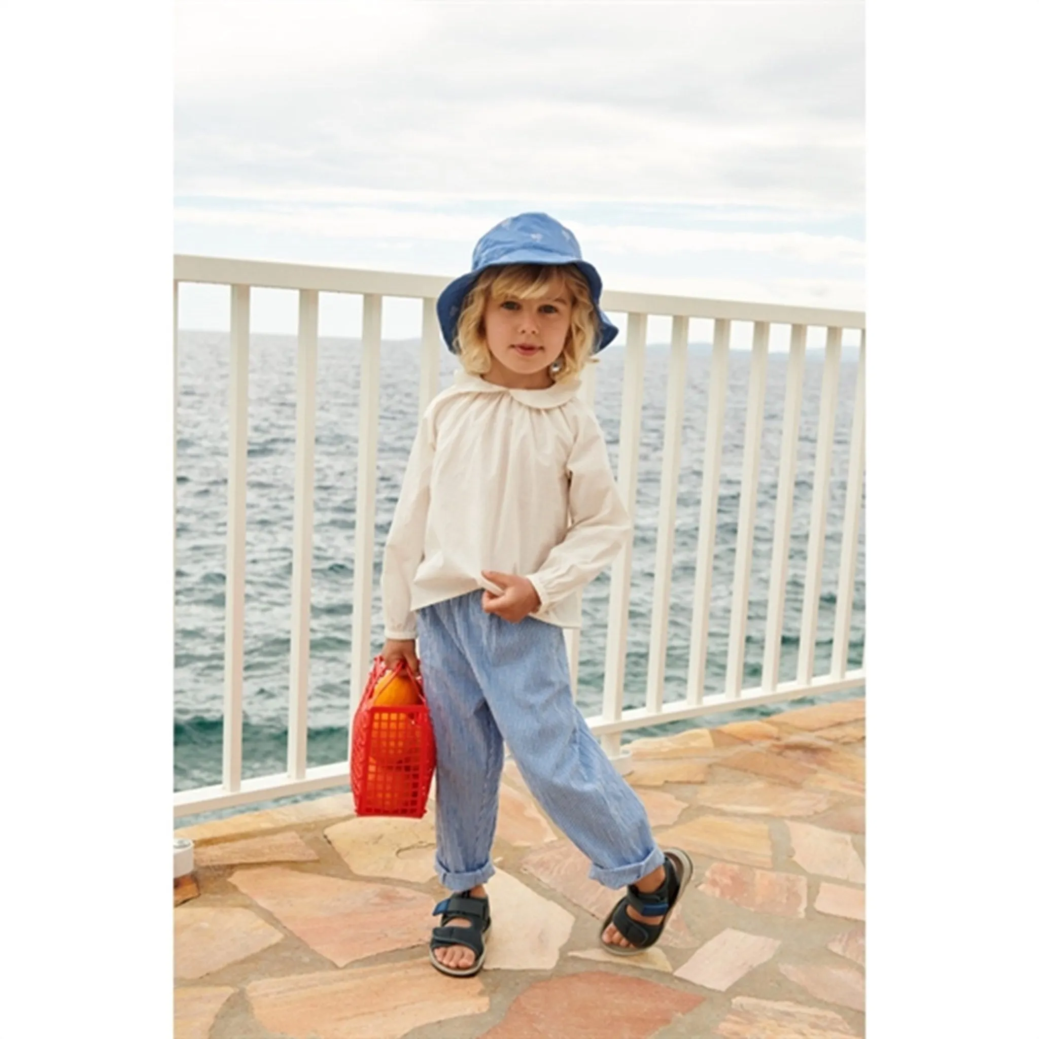 Business Casual Sandals Liewood Christi Sandals Whale Blue Mix