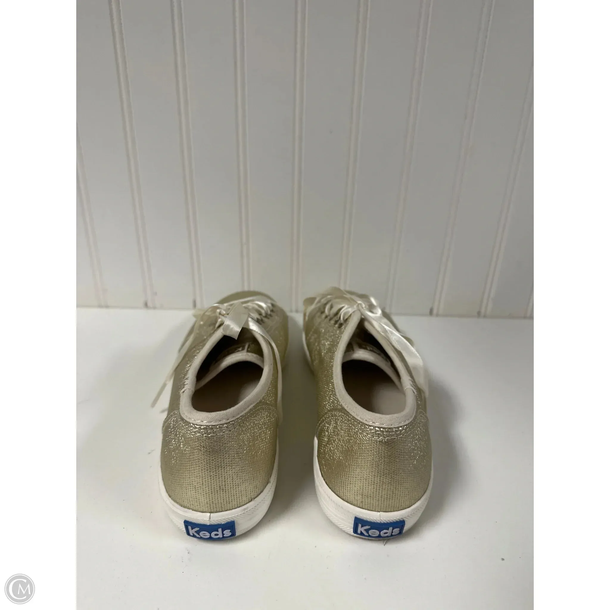 Buy Leather Casual Shoes Shoes Sneakers By Keds In Gold, Size: 7.5