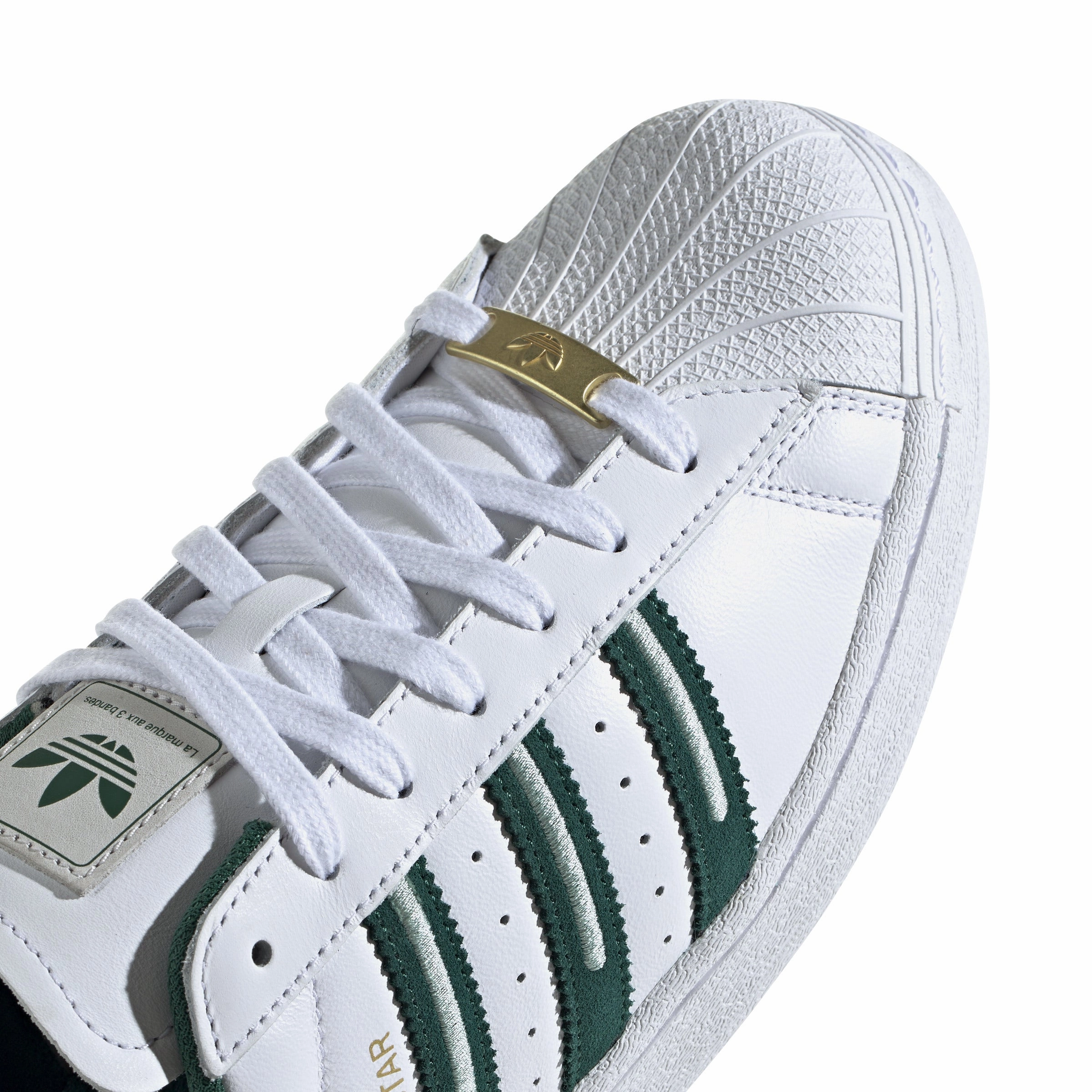 Superstar 'White Collegiate Green' Adidas Shoe Release