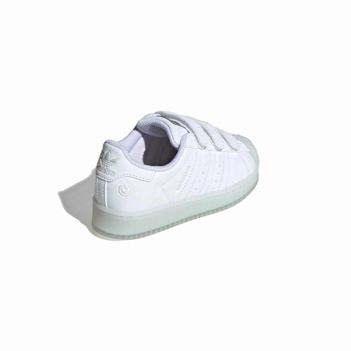 Kids Superstar LED Lights 'White' Adidas Youth Shoes
