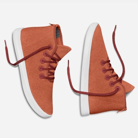 Allbirds Tree Toppers - CLASSICS: Orange (White Sole) Wide Shoes Casual