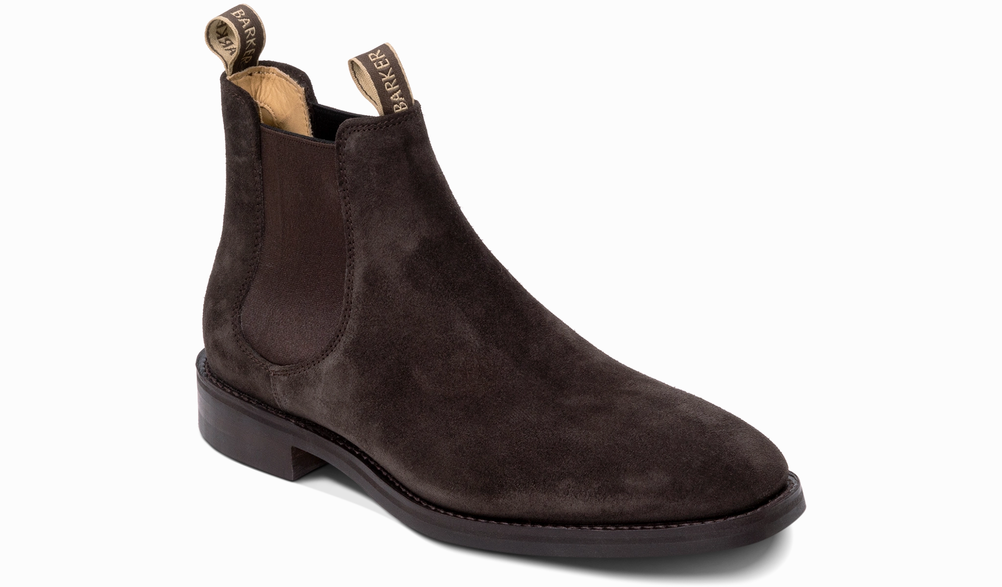 Calf Hair Boots Sutton - Dark Brown Suede