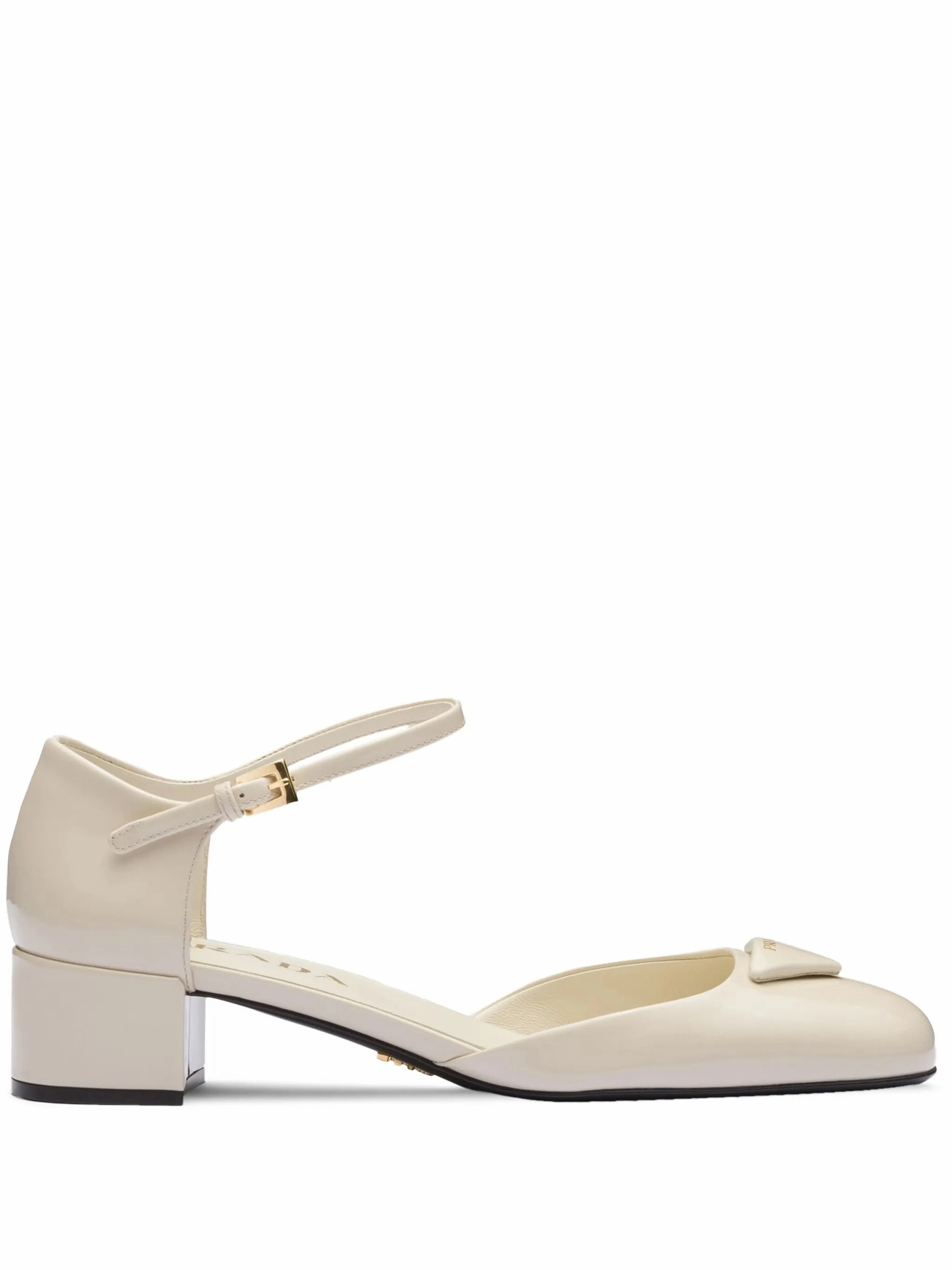 Air Max Dia Casual Shoes 35mm triangle-logo patent-leather pumps