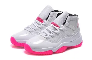 Sneakers Extra Wide Air Jordan 11 Low "Georgetown" Citrus Retro Women White Pink