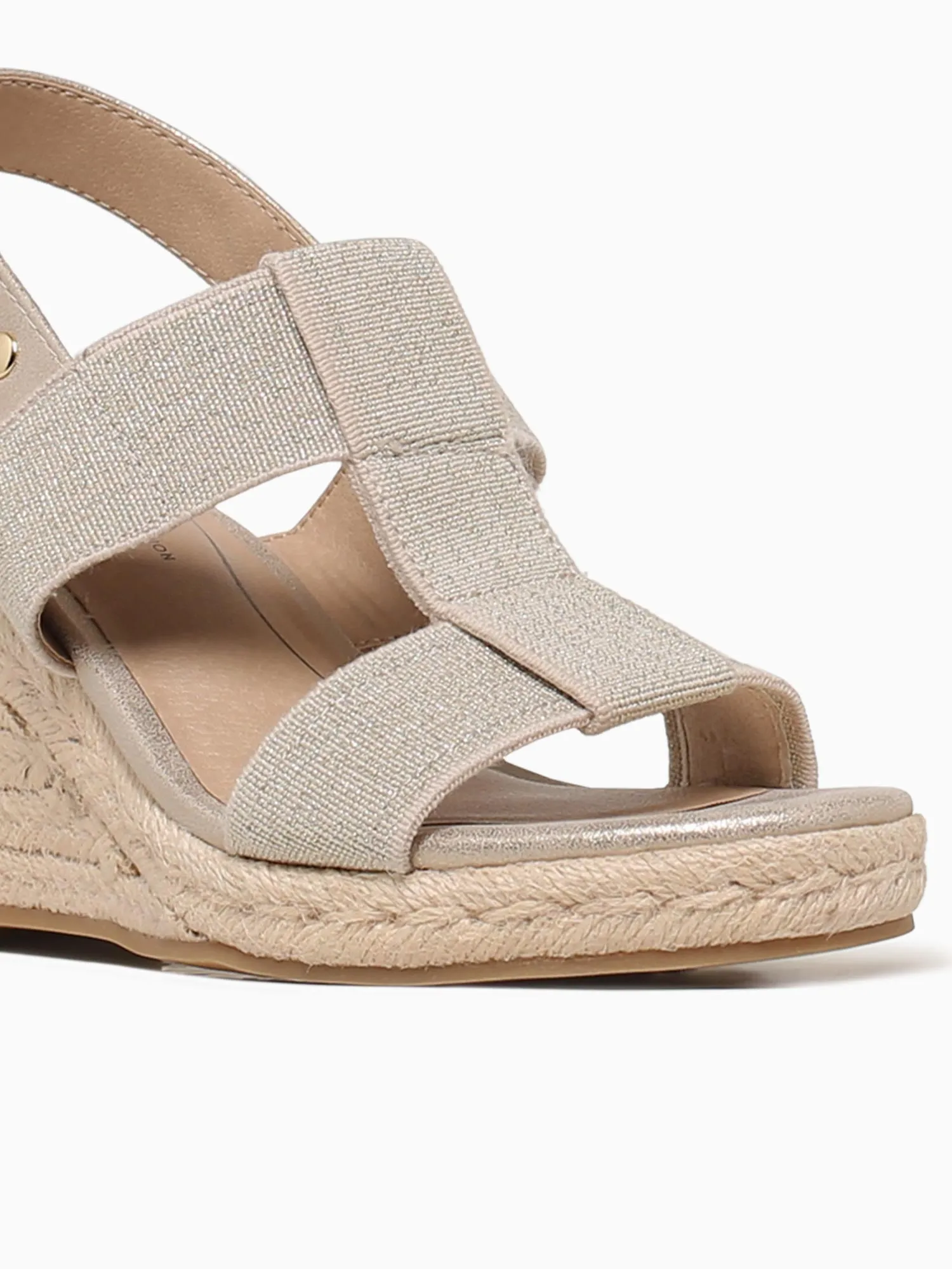 Tallulah Gold Crater Impact Casual Shoes