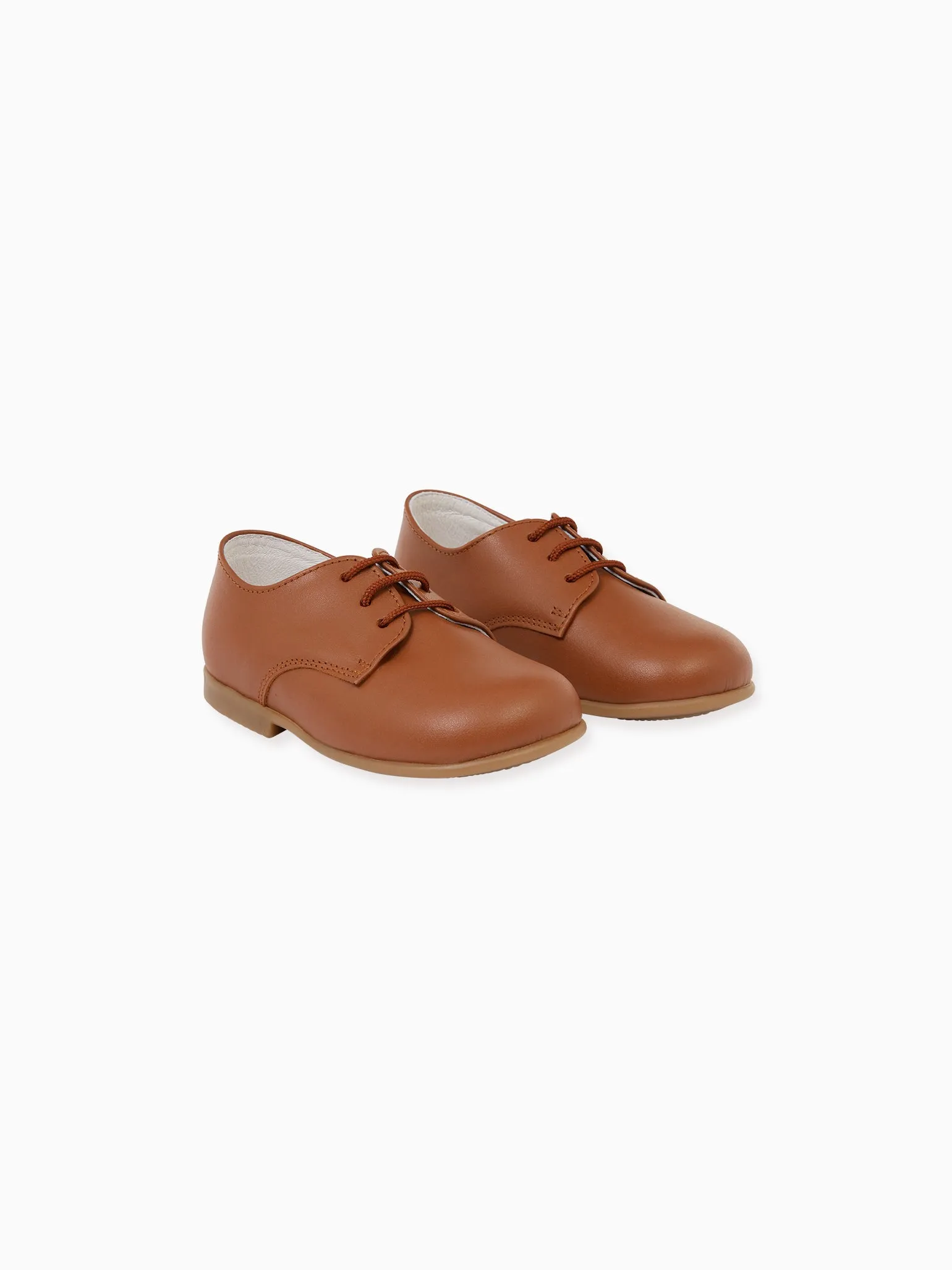 Casual Shoe Products Tan Leather Toddler Inglesito Ceremony Shoes