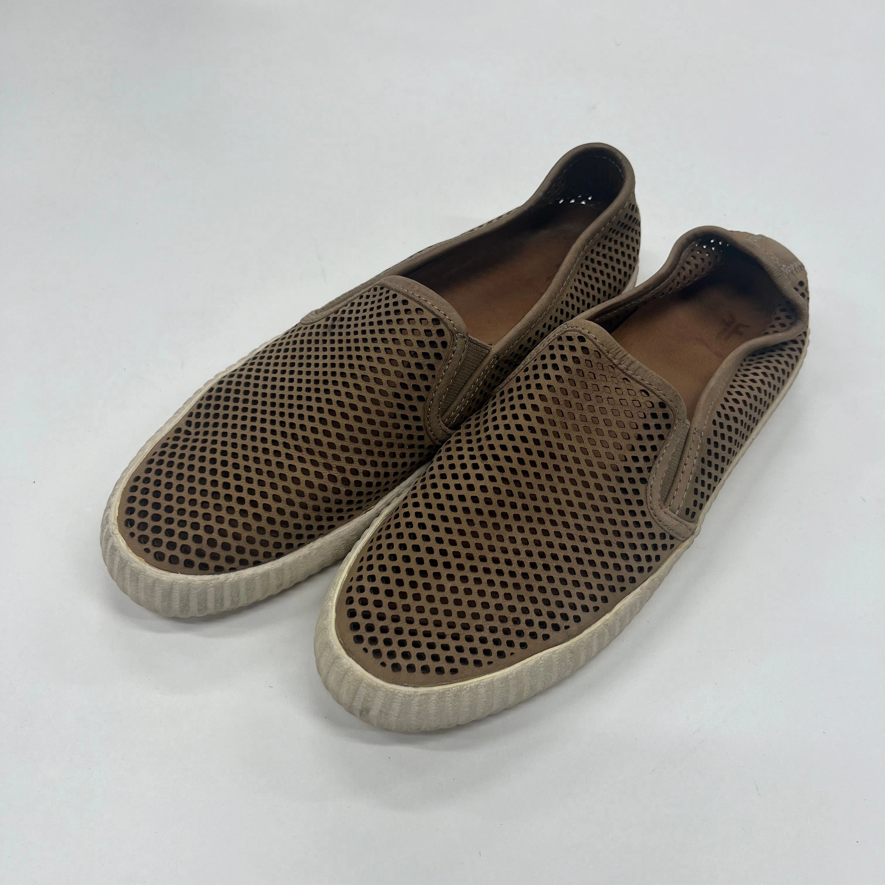 Tan Shoes Flats Espadrille Frye, Size 6.5 Shoes 42 43 Flat