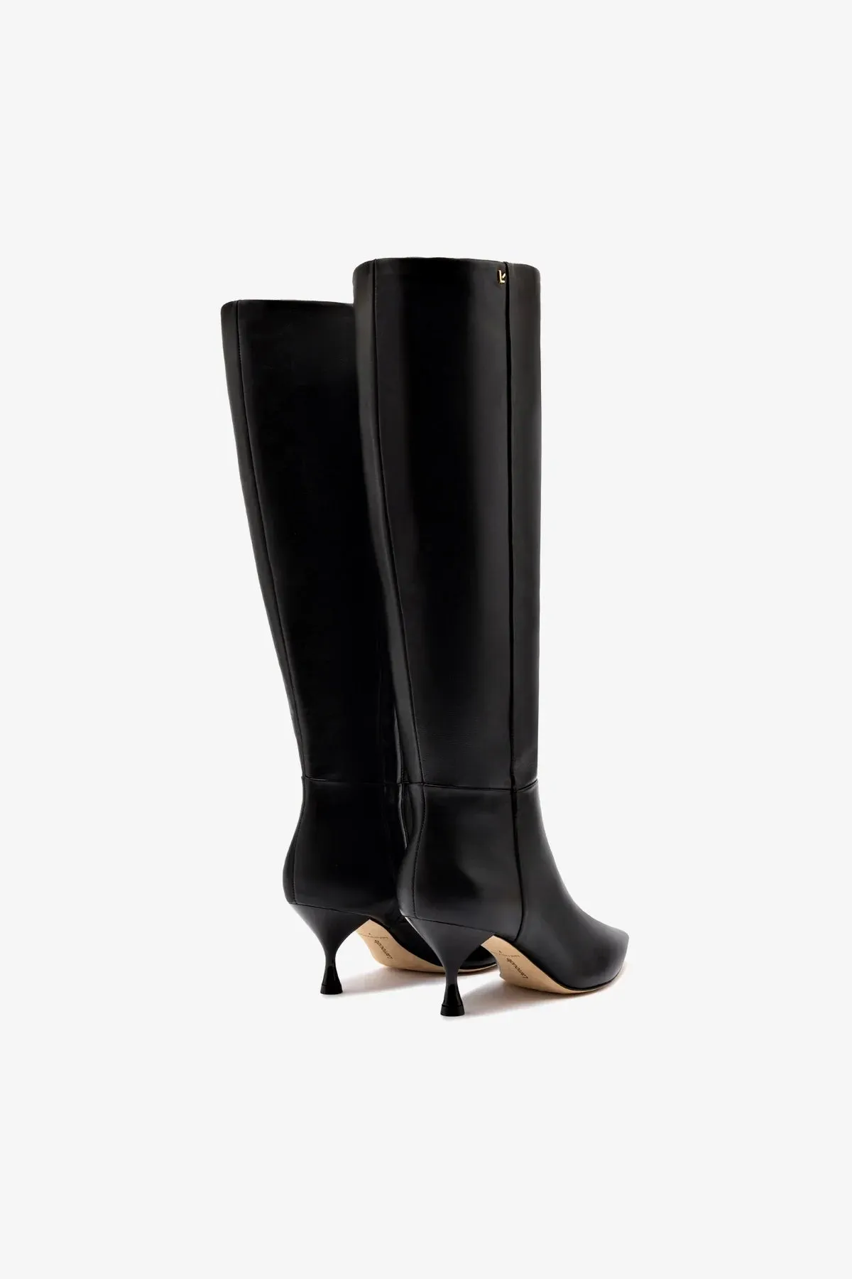 Georgia Boot In Black Leather Water Proof Boots