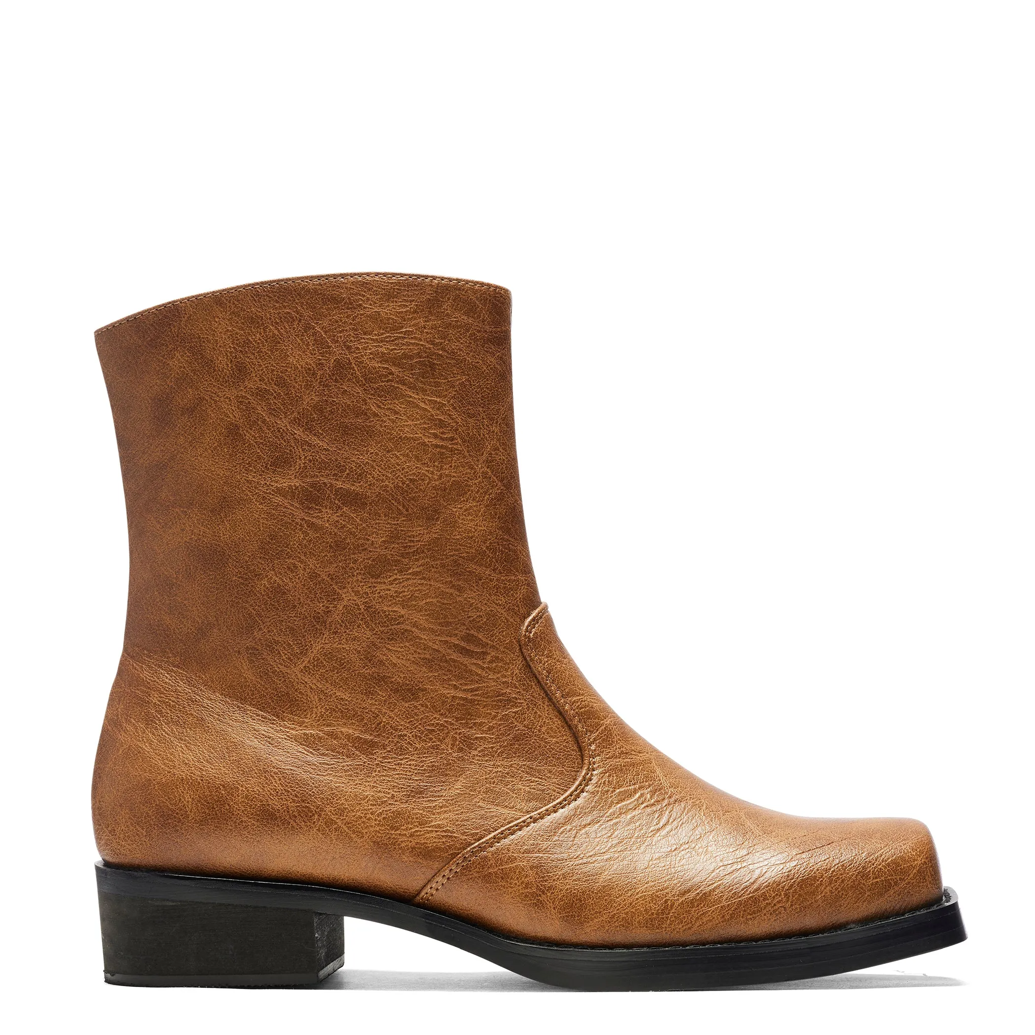 The Cavalry Men's Heeled Cowboy Boots - Brown Fade Nautica Boots
