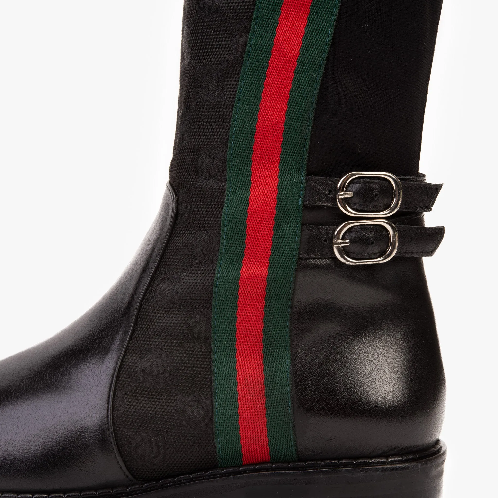 The Gallant Black Leather Knee-High Boot I Got My Boots On The Ground