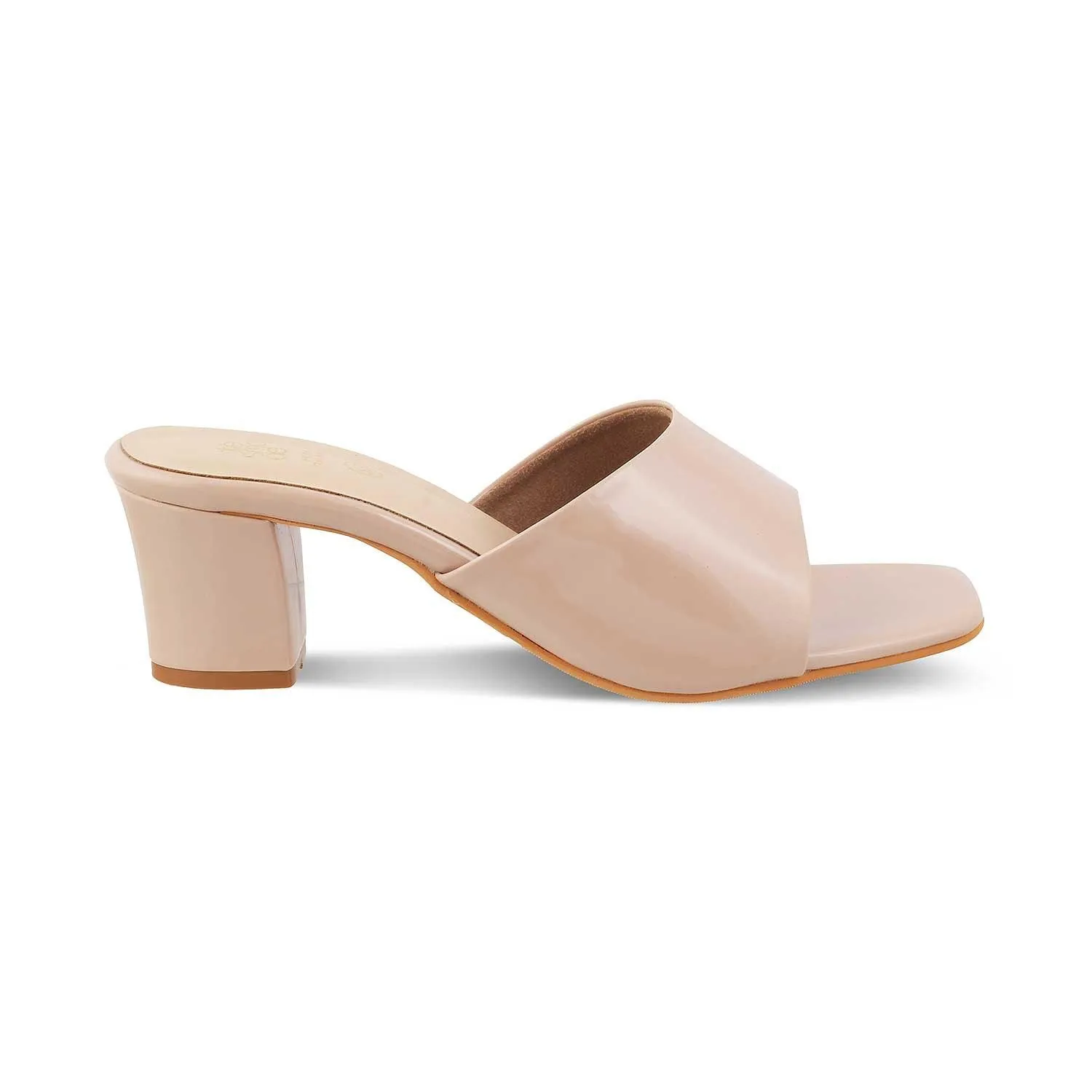 Sandals Discounts The Laguna Beige Women's Dress Block Heel Sandals Tresmode