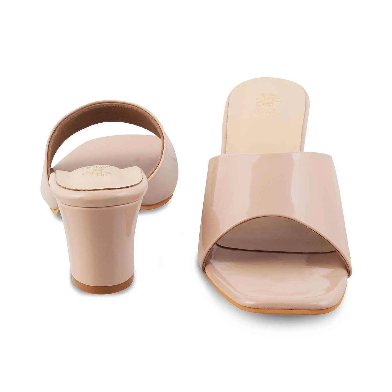 Low Platform Sandals The Laguna Beige Women's Dress Block Heel Sandals Tresmode