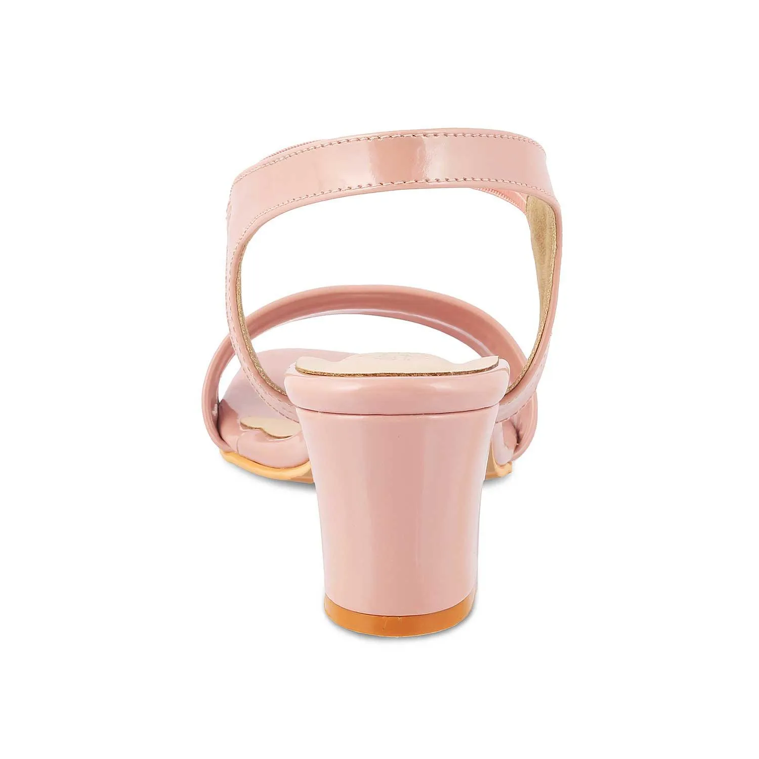 The Rachel Pink Women's Dress Block Heel Sandals Tresmode Jerusalem Sandals