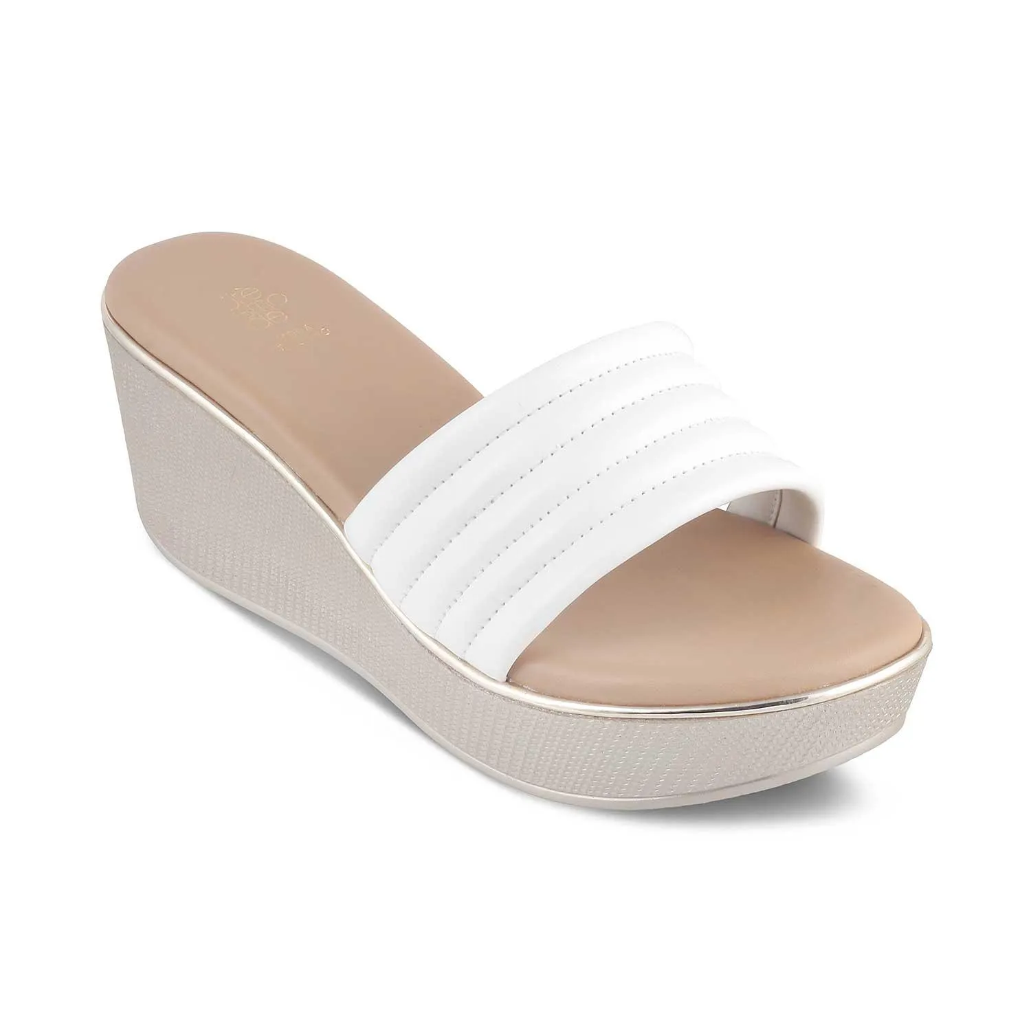 Pointed Toe Sandals The Skledge White Women's Dress Wedge Sandals Tresmode
