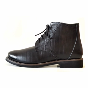 The Barrister's Boots in Black Ugg Fold Over Boots