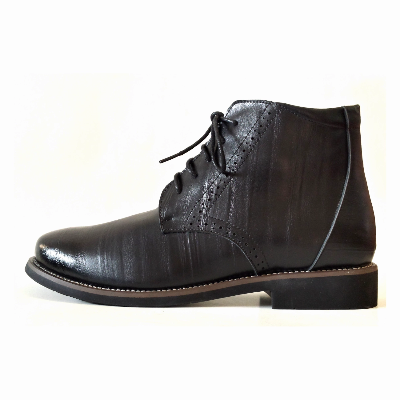The Barrister's Boots in Black Side Zip Tactical Boots