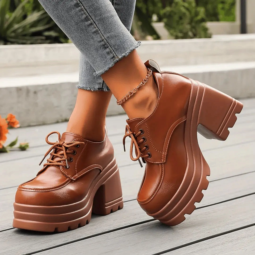 Jrc And Sons Boots The Lolita Chunky Platform Heels