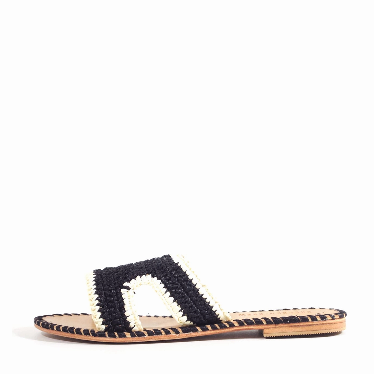 Tights And Sandals Theo Woven Slides