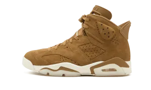 Genuine Leather Sneakers Air Jordan 6 Retro "Golden Harvest / Wheat"