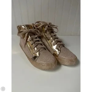 Shoes Sneakers By Clothes Mentor In Gold, Size: 9 Originals Forum Bold Stripes Casual Shoes