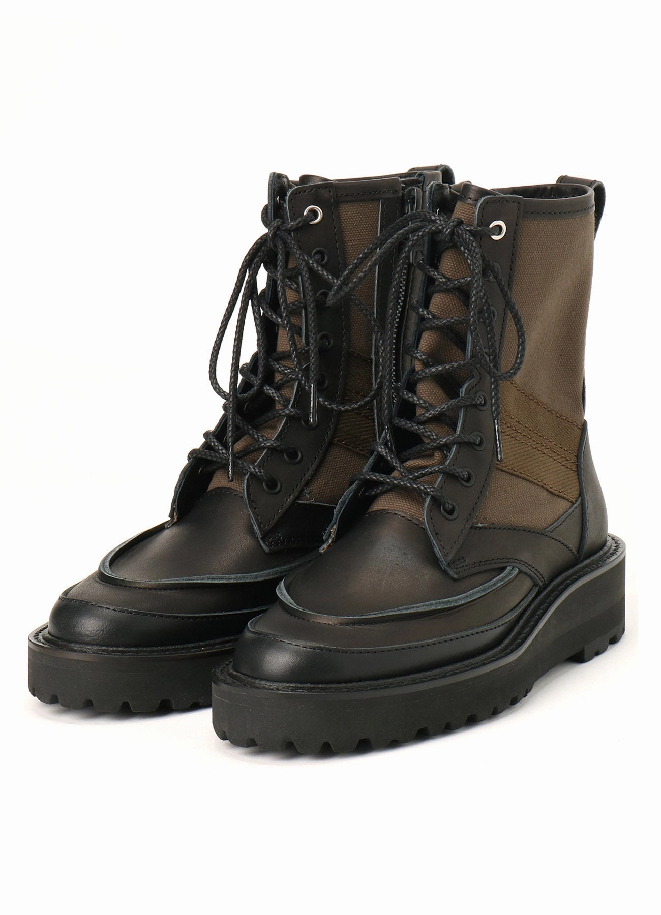 Sport Boots COTTON DUCK/LEATHER COMBINATION MILITARY BOOTS