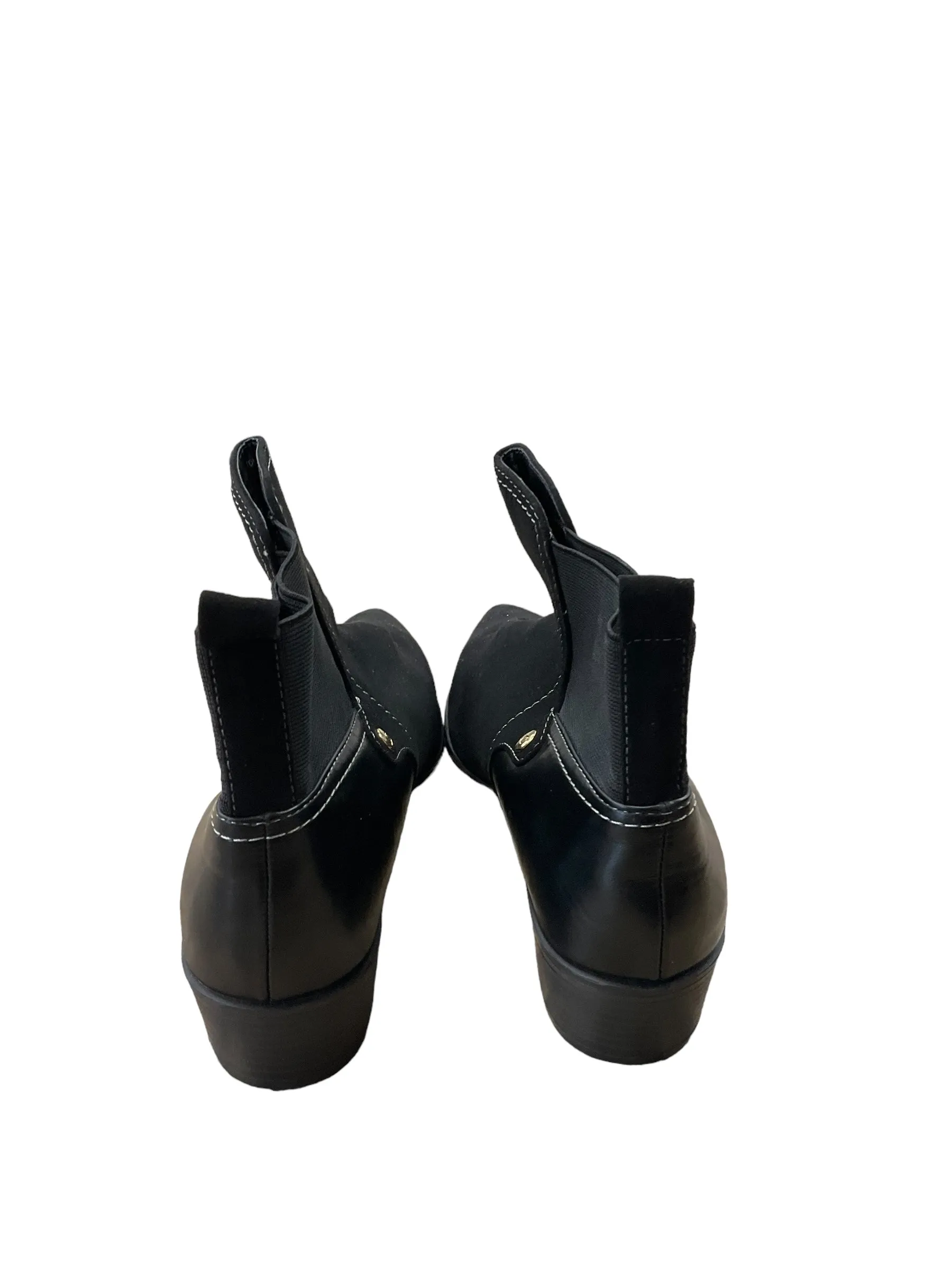 Boots Ankle Flats By Liz Claiborne In Black, Size: 8 Best Logger Boots