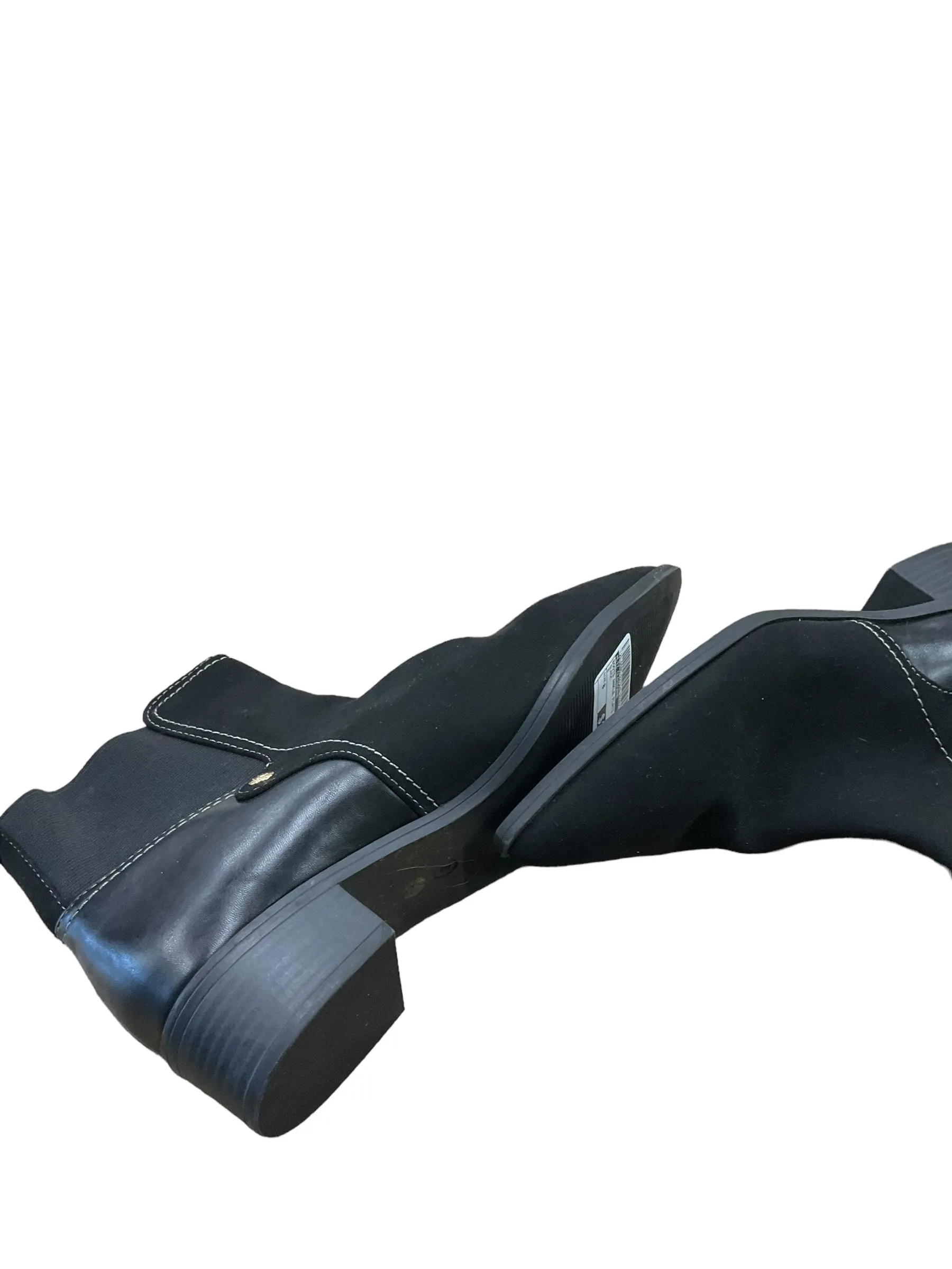 Boots Ankle Flats By Liz Claiborne In Black, Size: 8 Boots Alligator