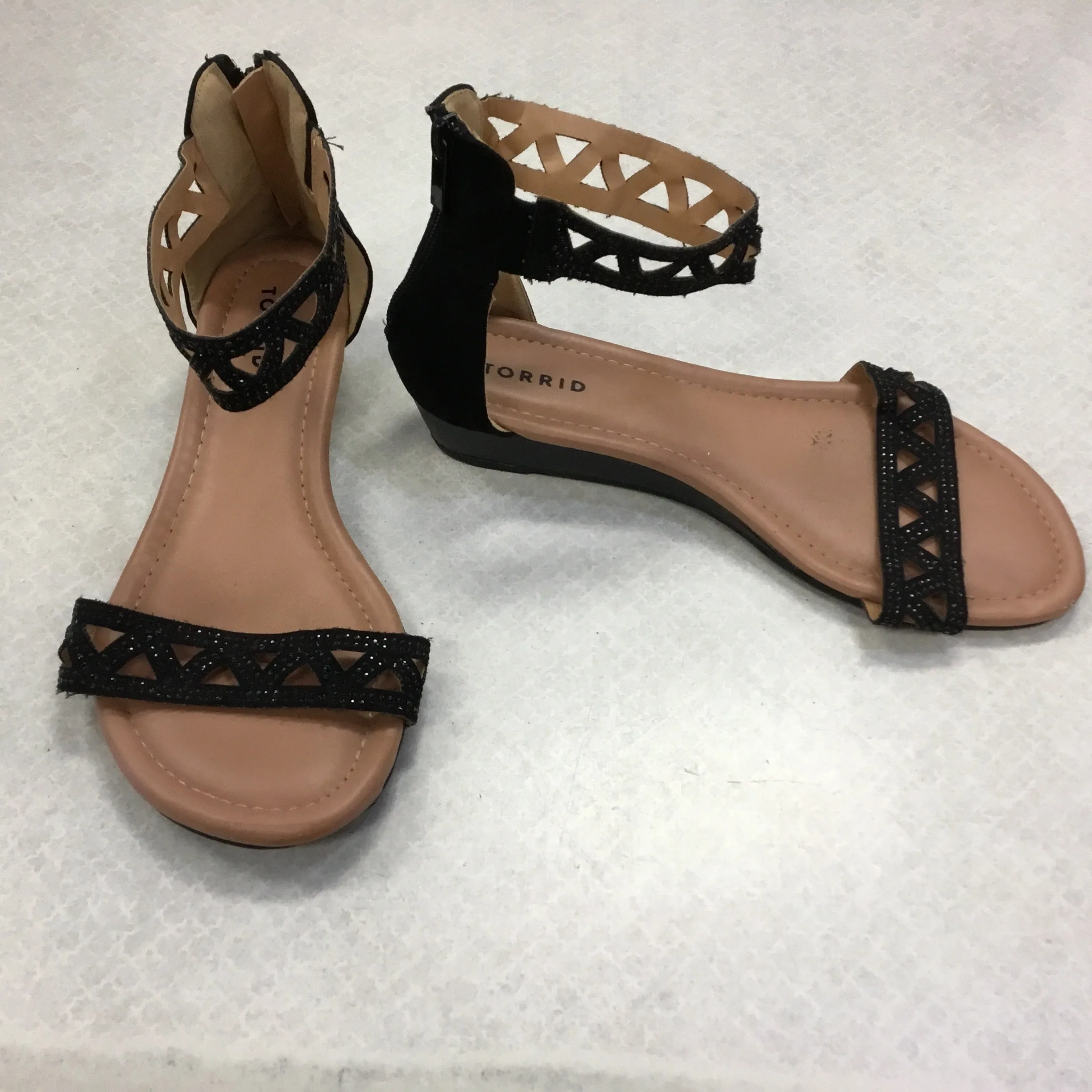 Shoes Flats By Torrid In Black, Size: 8.5 Best Flat Squat Shoes