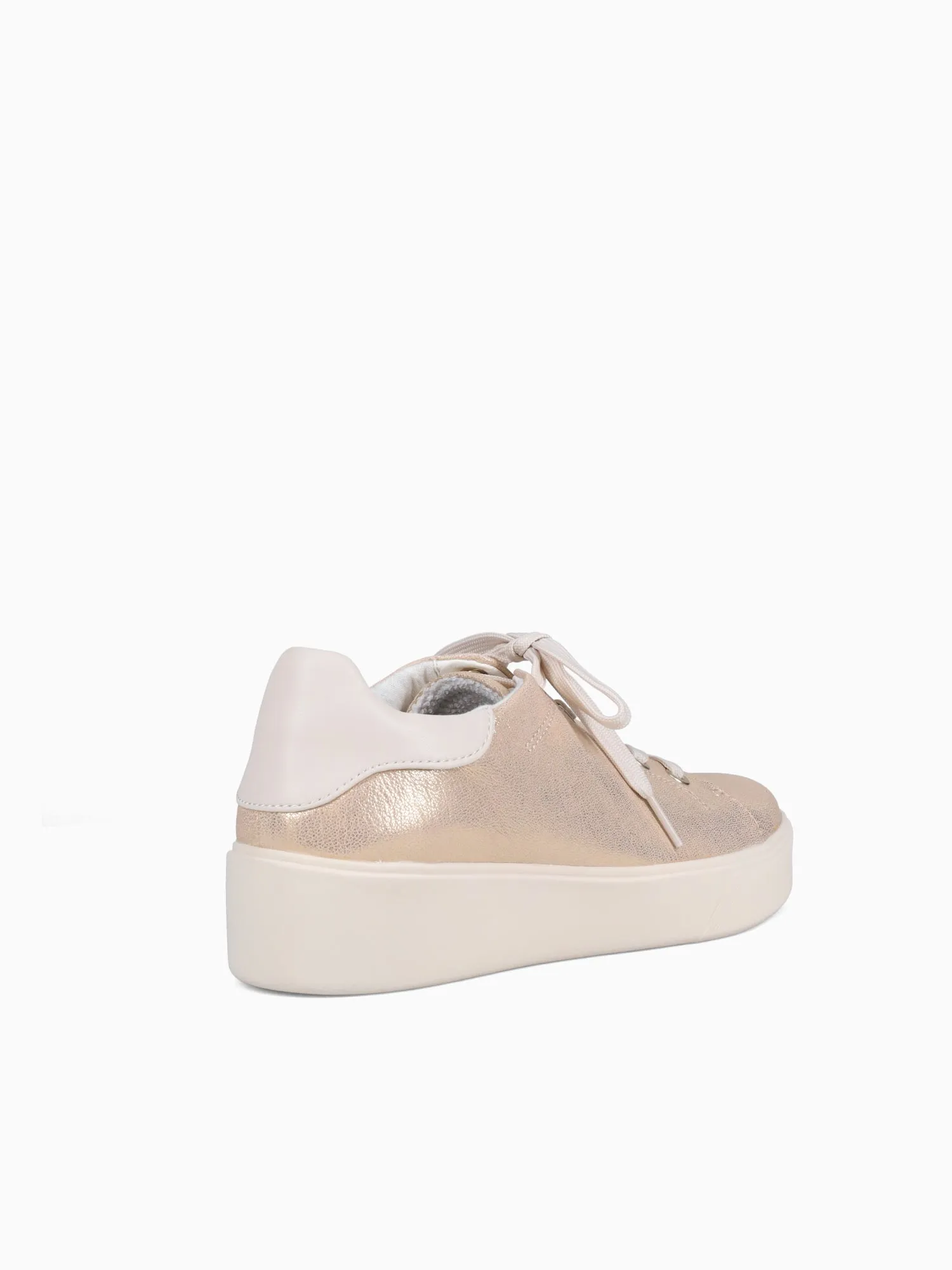 Mens Casual Shoes Morrison 2.0 Gold White leather