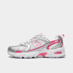 New Balance 530 Silver Metallic / Dragon Berry Baby Boy New Balance Shoes