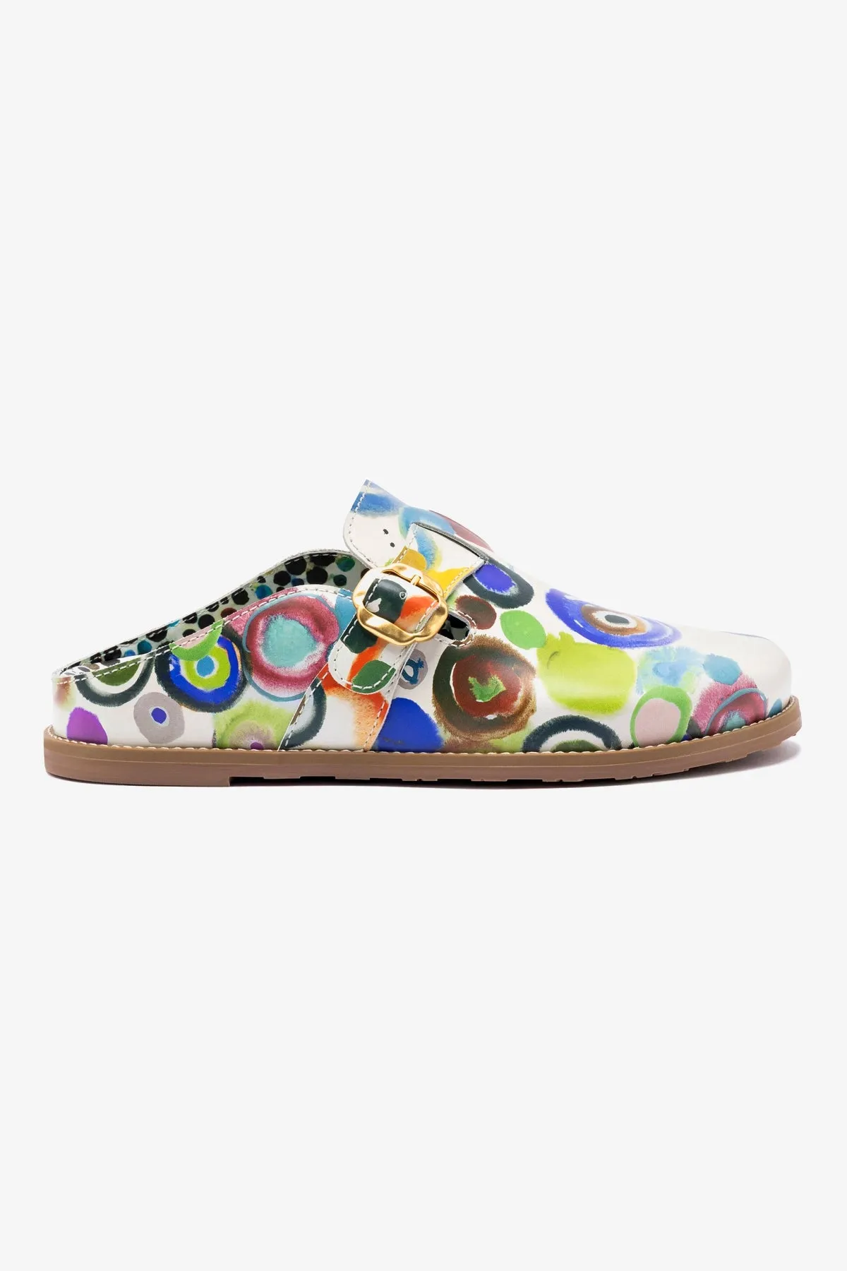 Larroud x Libertine Milan Clog In JH Gouache Vintage Casual Shoes