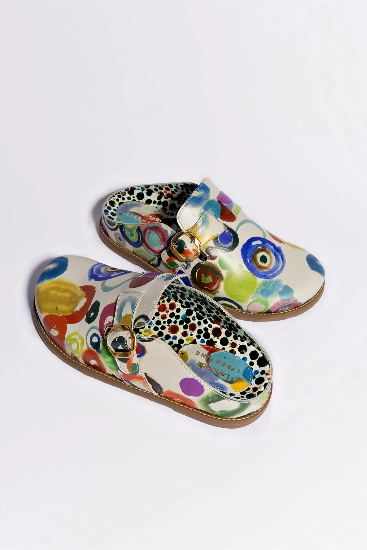 Larroud x Libertine Milan Clog In JH Gouache Asics Shoes Casual