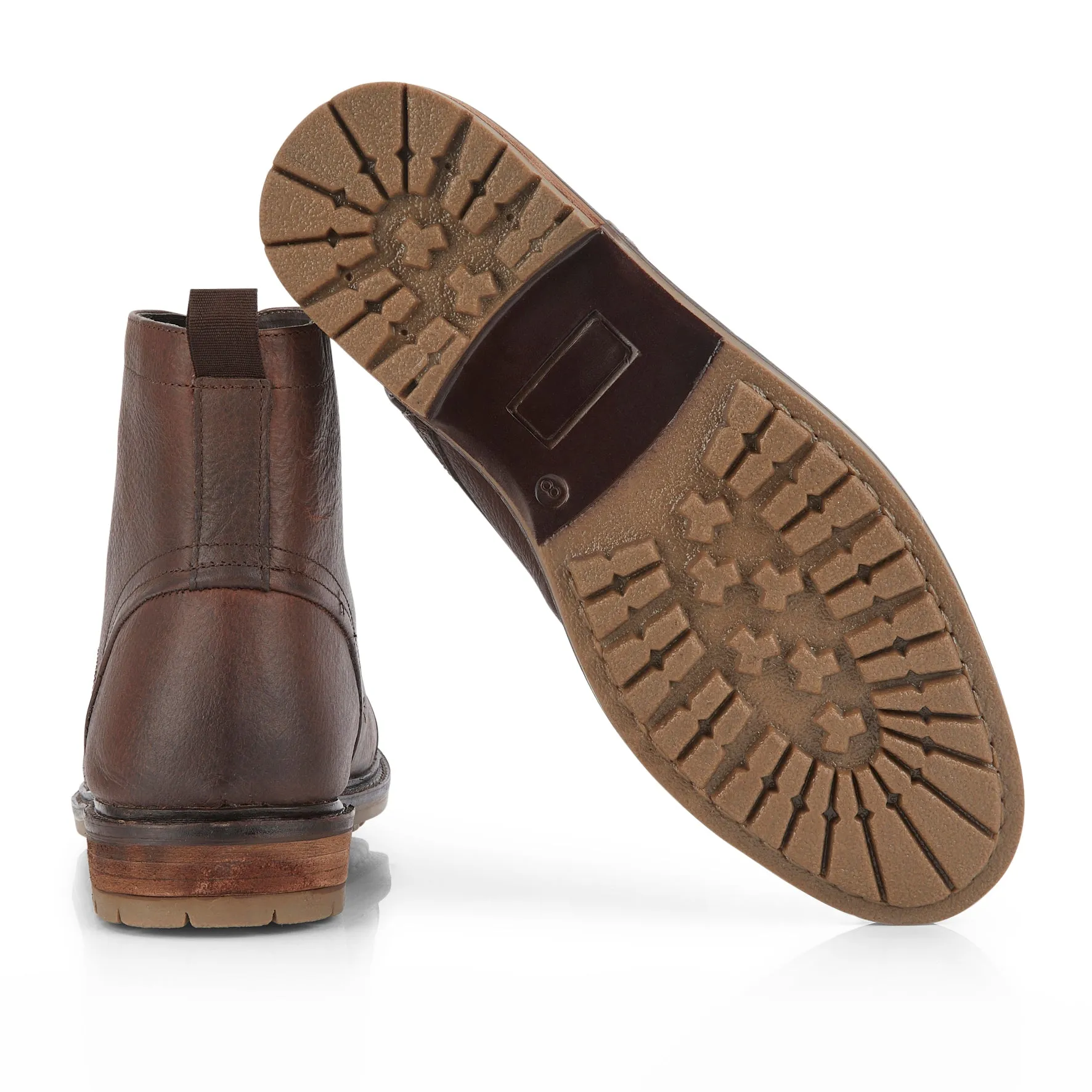 Soft Ride Equine Boots Tintern Leather Lace up Boots - Brown