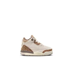 Toddler's Air Jordan 3 Retro 'Palomino' Stylish Sneakers With Arch Support