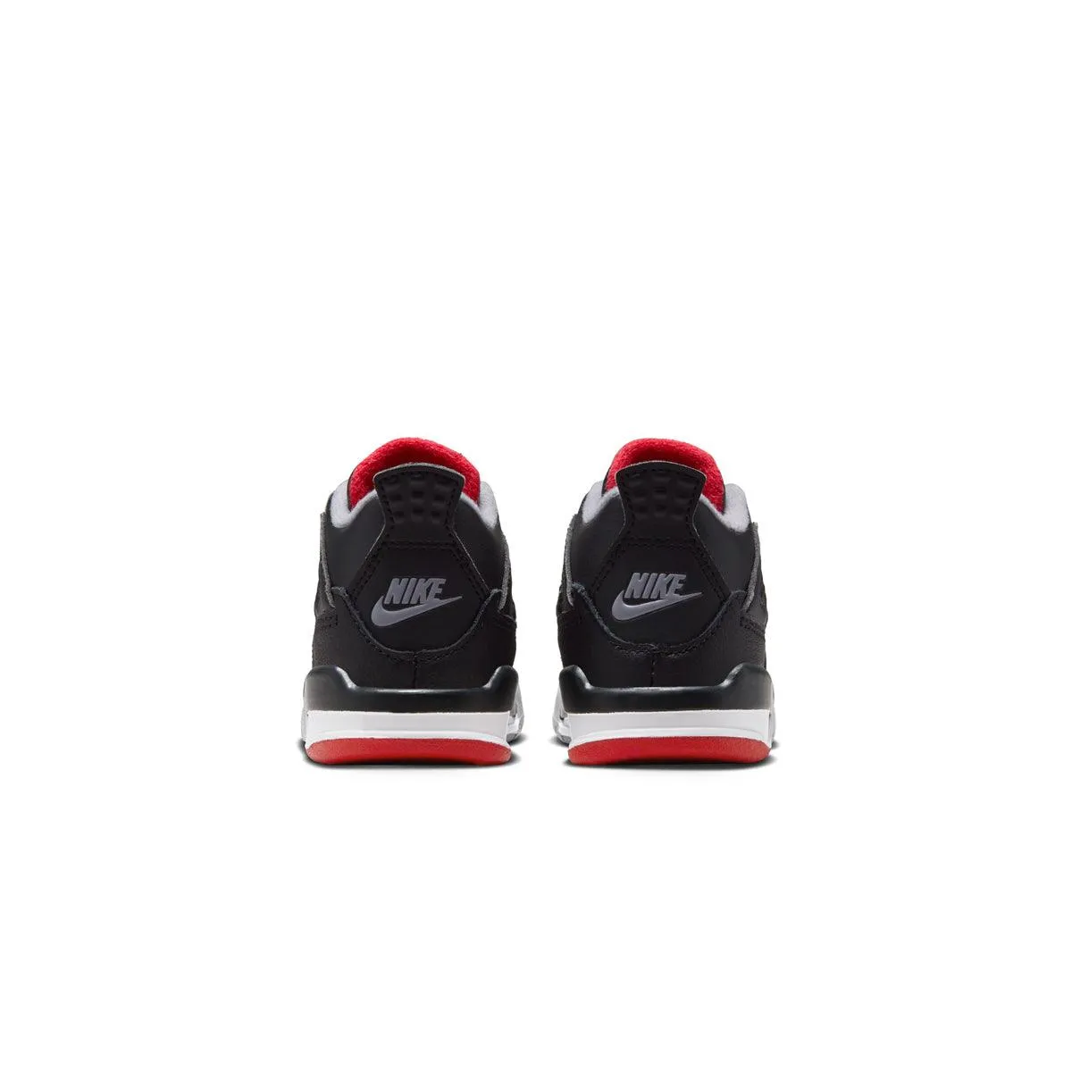 Toddlers Air Jordan 4 Retro 'Bred Reimagined' Wide Toddler Sneakers