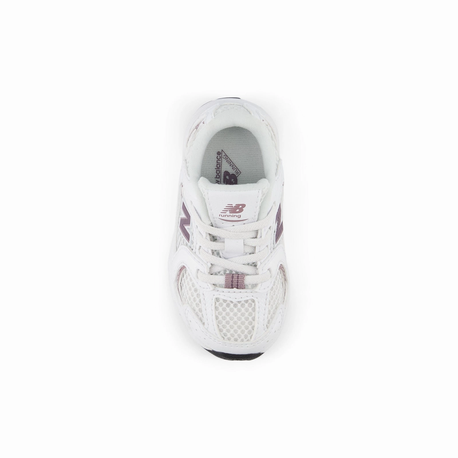 Toddlers 530 'White Dark Ice Wine' New Balance Sneakers Navy Blue