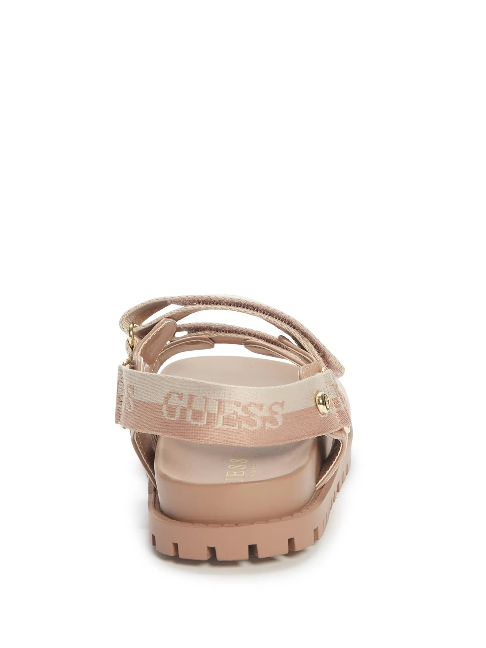 Saylors Logo Velcro Sandals Heel Sandals Closed Toe