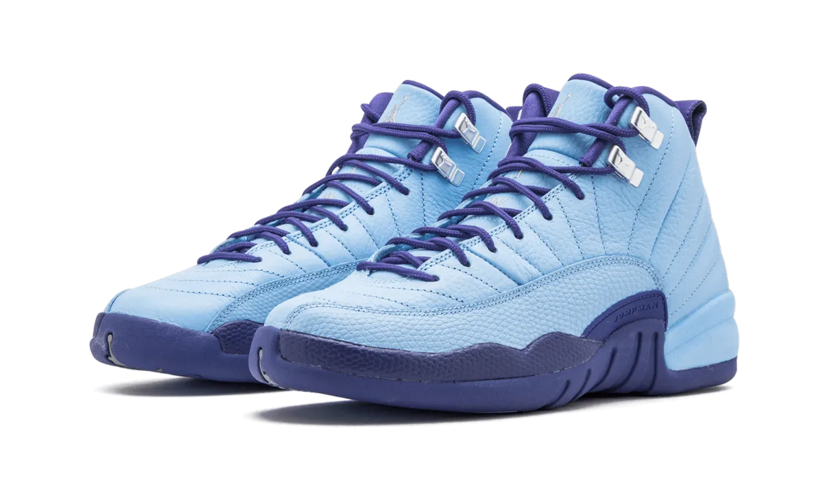 Air Jordan 12 Retro GS "Purple Dust" Custom Basketball Sneakers