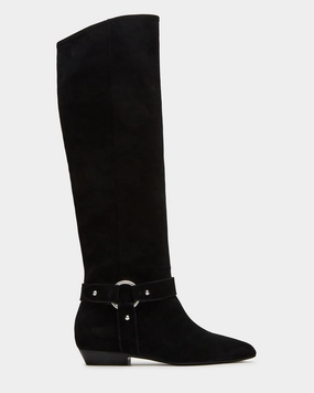 KROSBY BLACK SUEDE Winter Fuzzy Boots