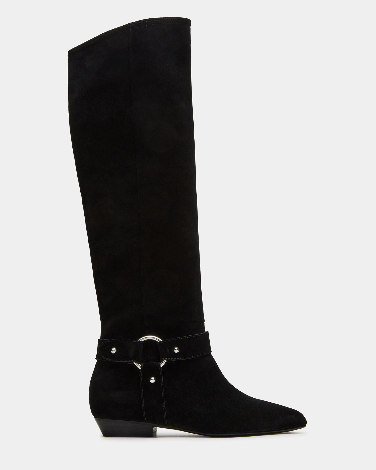 Boots To Go With Dress KROSBY BLACK SUEDE