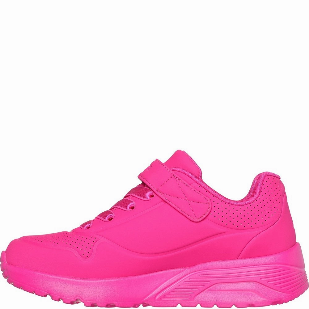 Slip On Leather Casual Shoes Skechers Uno Lite Sports Shoes