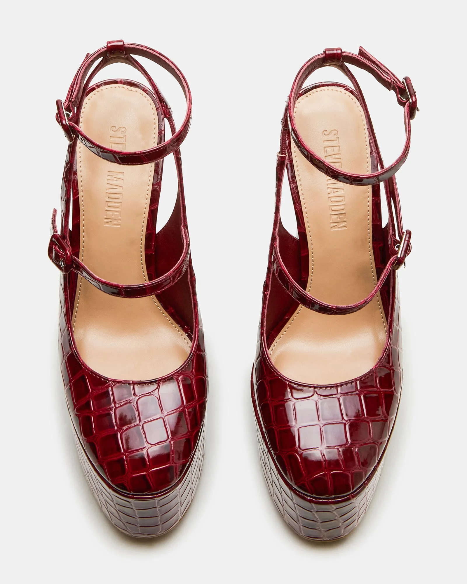 SCOTLYN RED CROCODILE High Heel Uggs