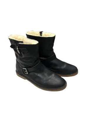 Boots Ankle Flats By Madewell In Black, Size: 11 Boots Ugg
