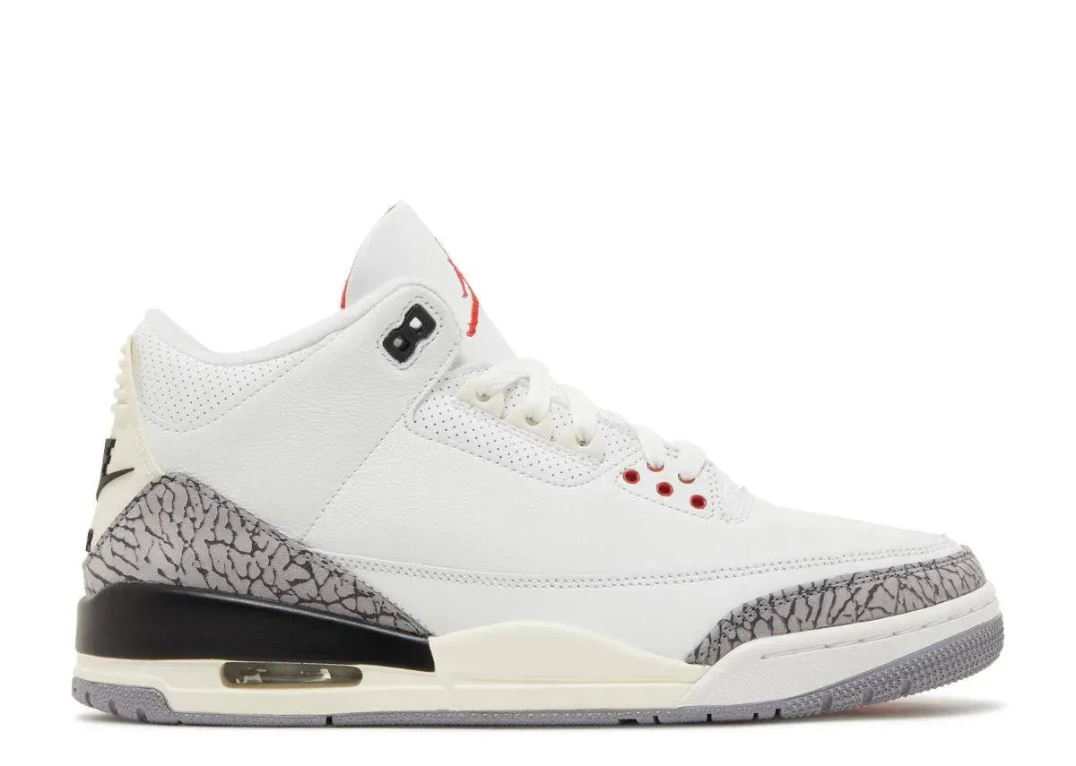 Private Sneakers Long Beach Air Jordan 3 White Cement Reimagined