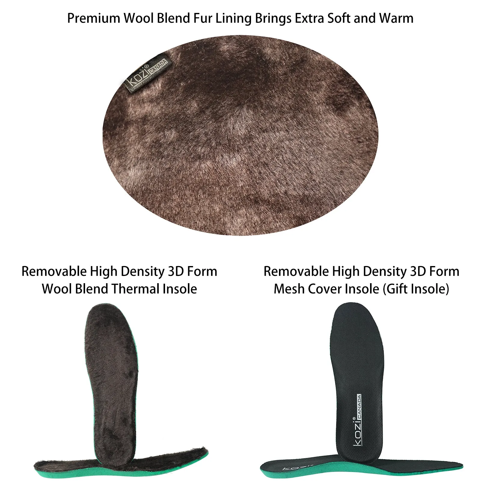 Crocodile Cowboy Boots VANGELO Canada Waterproof Women Boot HF2607 Knee High Winter Fur Casual Boot Brown Wide Calf